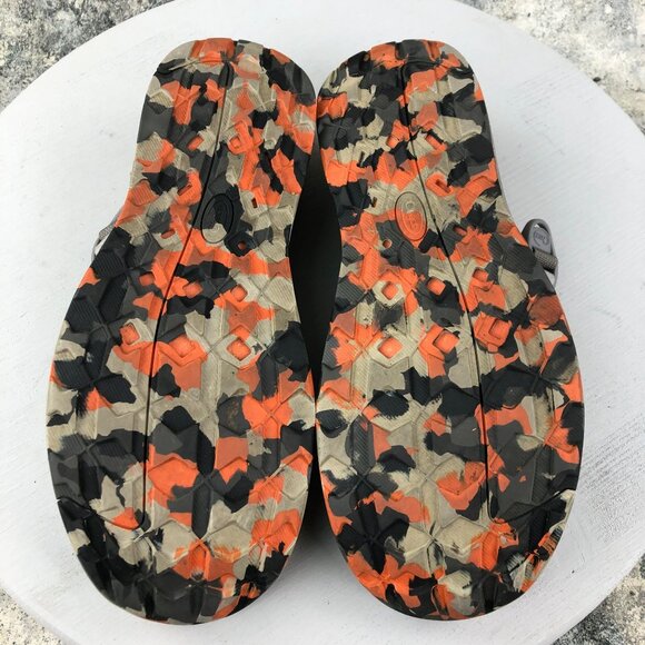 Chaco Mens Size 10** Odyssey Grey Orange Double Pull Loop Buckle Outdoor Sandals main image 10